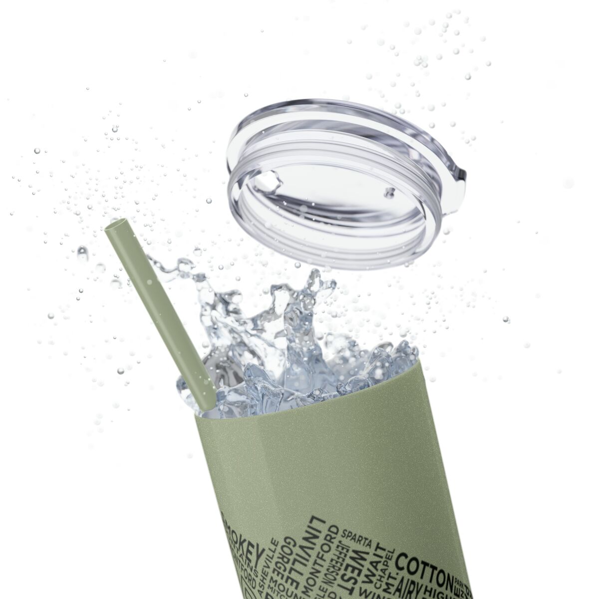 Carolina Blue Skies - 20oz Stainless Steel Iced Coffee Tumbler with Straw | Insulated Travel Cup, Hot & Cold Beverages - AboveAverageCoffee.com (State & Local Pride Collection) - Image 89