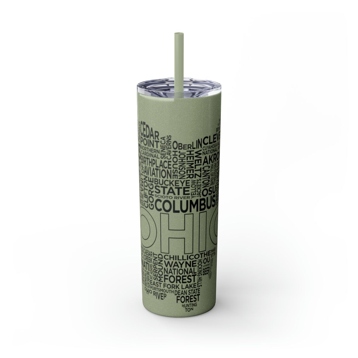 Ohio Spirit - 20oz Stainless Steel Iced Coffee Tumbler with Straw | Insulated Travel Cup, Hot & Cold Beverages - AboveAverageCoffee.com (State & Local Pride Collection) - Image 83