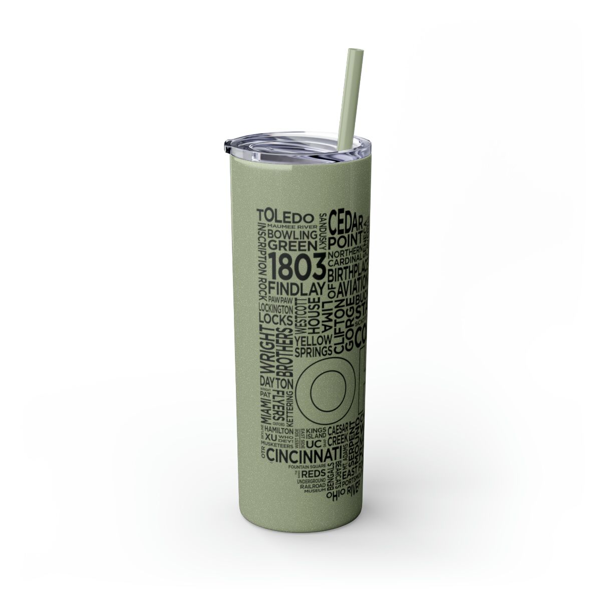 Ohio Spirit - 20oz Stainless Steel Iced Coffee Tumbler with Straw | Insulated Travel Cup, Hot & Cold Beverages - AboveAverageCoffee.com (State & Local Pride Collection) - Image 84