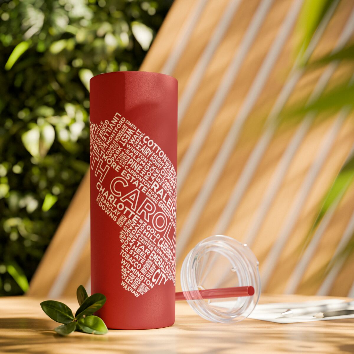 Carolina Blue Skies - 20oz Stainless Steel Iced Coffee Tumbler with Straw | Insulated Travel Cup, Hot & Cold Beverages - AboveAverageCoffee.com (State & Local Pride Collection) - Image 99