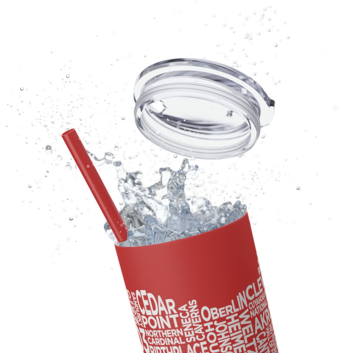 Ohio Spirit - 20oz Stainless Steel Iced Coffee Tumbler with Straw | Insulated Travel Cup, Hot & Cold Beverages - AboveAverageCoffee.com (State & Local Pride Collection) - Image 98