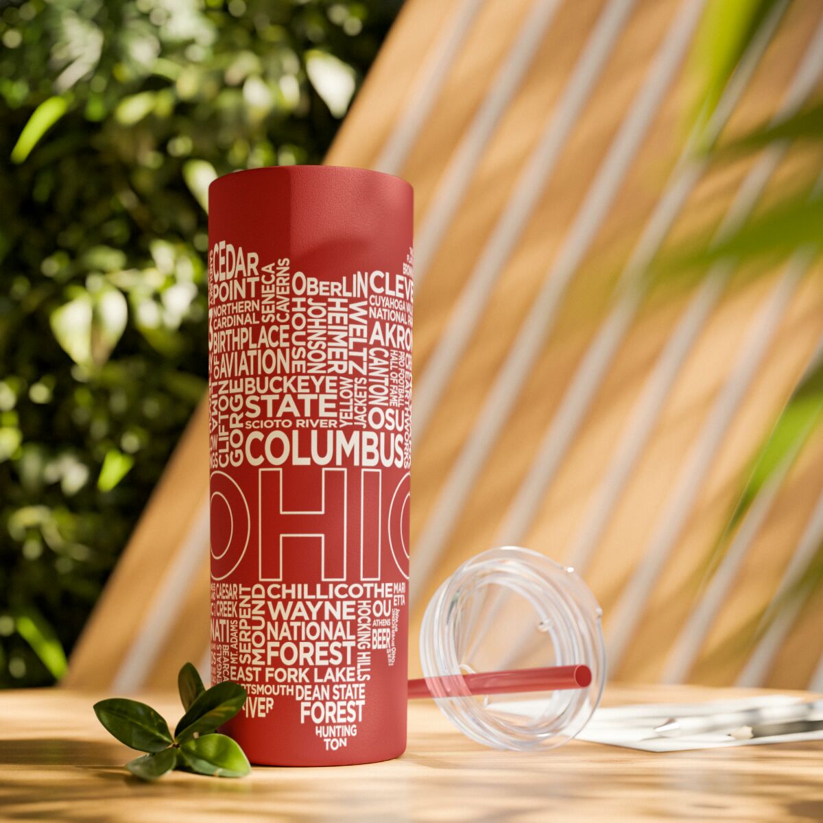 Ohio Spirit - 20oz Stainless Steel Iced Coffee Tumbler with Straw | Insulated Travel Cup, Hot & Cold Beverages - AboveAverageCoffee.com (State & Local Pride Collection) - Image 99