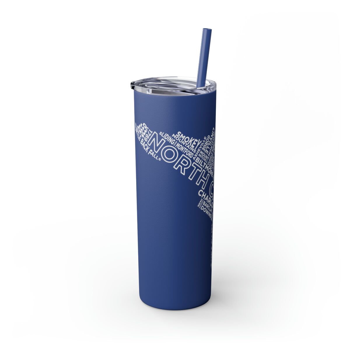 Carolina Blue Skies - 20oz Stainless Steel Iced Coffee Tumbler with Straw | Insulated Travel Cup, Hot & Cold Beverages - AboveAverageCoffee.com (State & Local Pride Collection) - Image 102