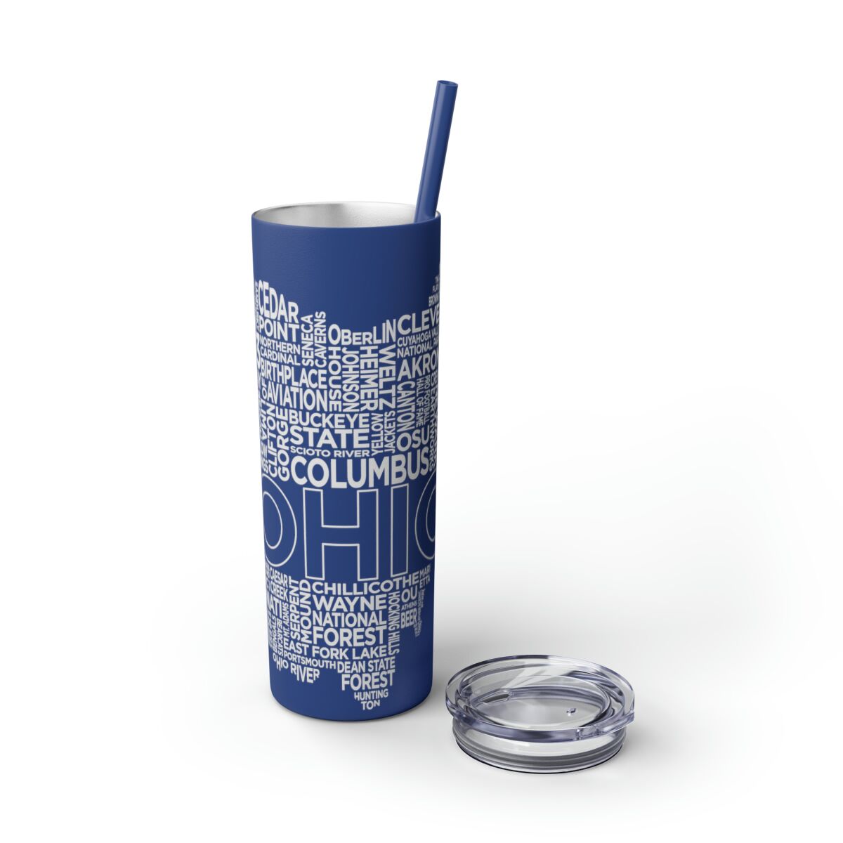 Ohio Spirit - 20oz Stainless Steel Iced Coffee Tumbler with Straw | Insulated Travel Cup, Hot & Cold Beverages - AboveAverageCoffee.com (State & Local Pride Collection) - Image 100