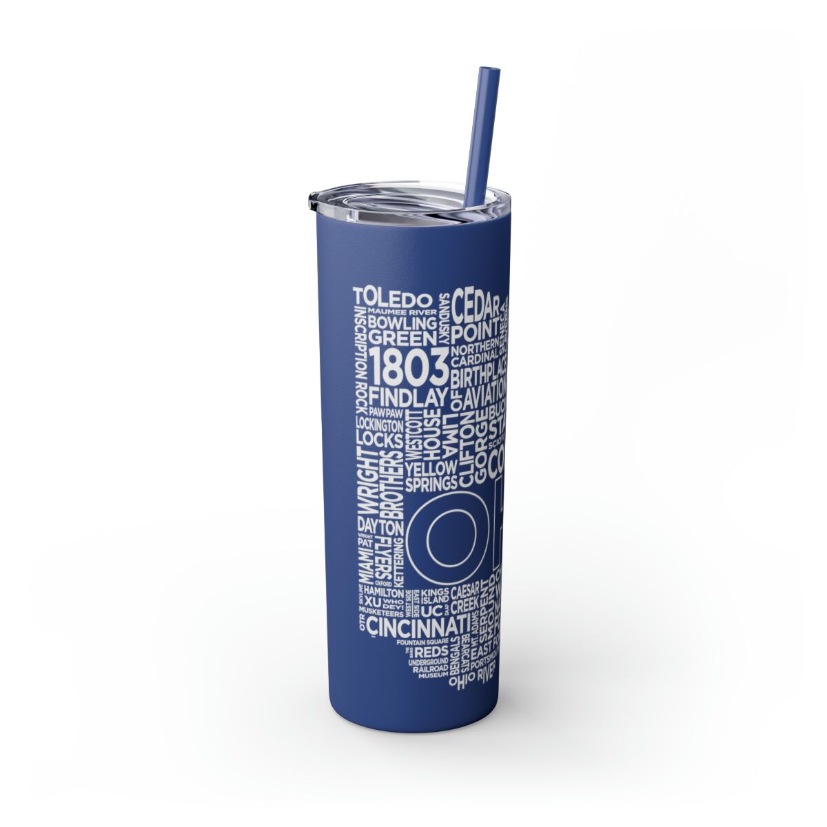 Ohio Spirit - 20oz Stainless Steel Iced Coffee Tumbler with Straw | Insulated Travel Cup, Hot & Cold Beverages - AboveAverageCoffee.com (State & Local Pride Collection) - Image 102