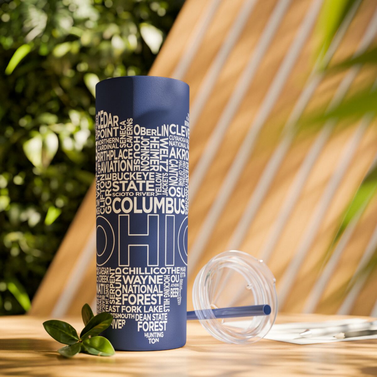 Ohio Spirit - 20oz Stainless Steel Iced Coffee Tumbler with Straw | Insulated Travel Cup, Hot & Cold Beverages - AboveAverageCoffee.com (State & Local Pride Collection) - Image 108