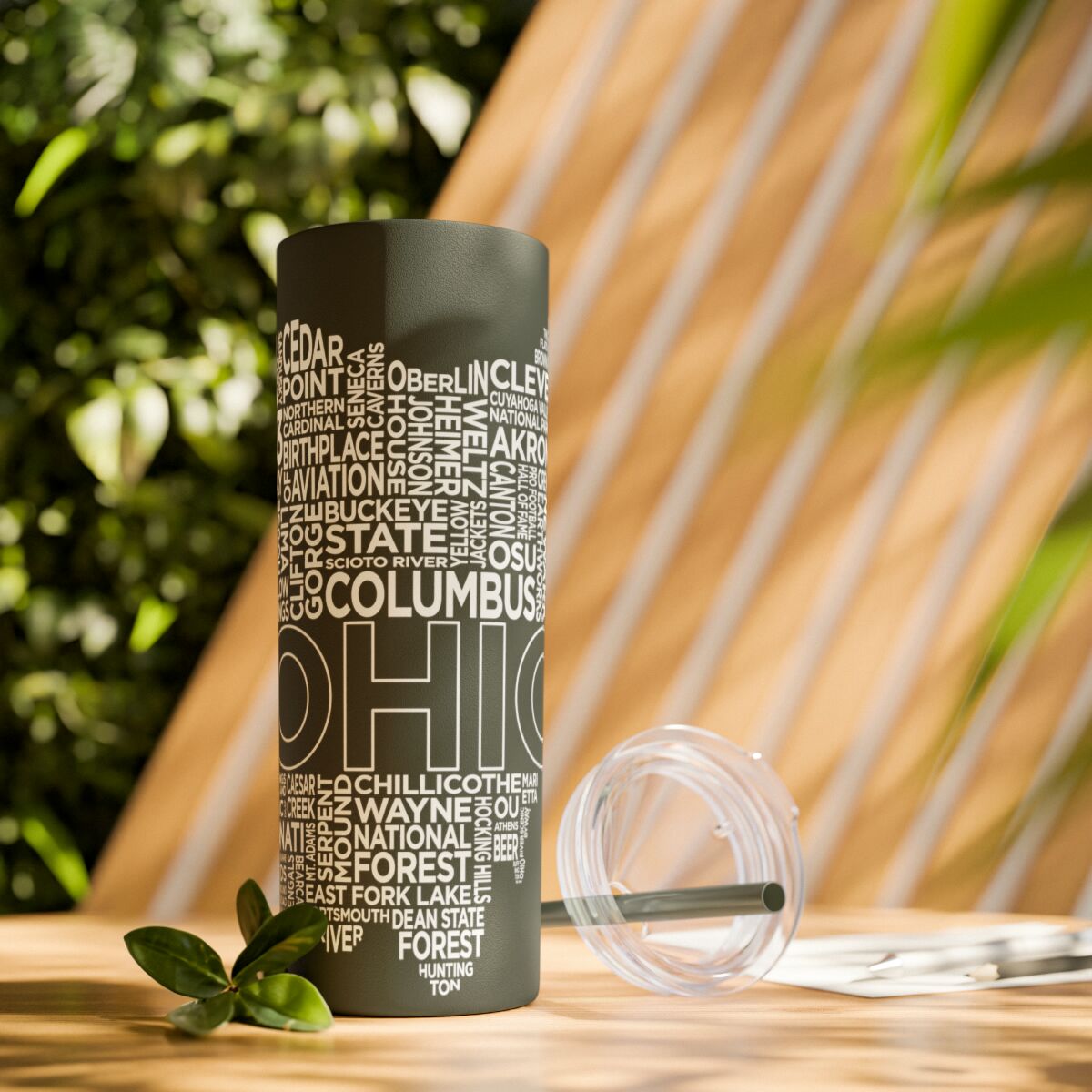 Ohio Spirit - 20oz Stainless Steel Iced Coffee Tumbler with Straw | Insulated Travel Cup, Hot & Cold Beverages - AboveAverageCoffee.com (State & Local Pride Collection) - Image 117