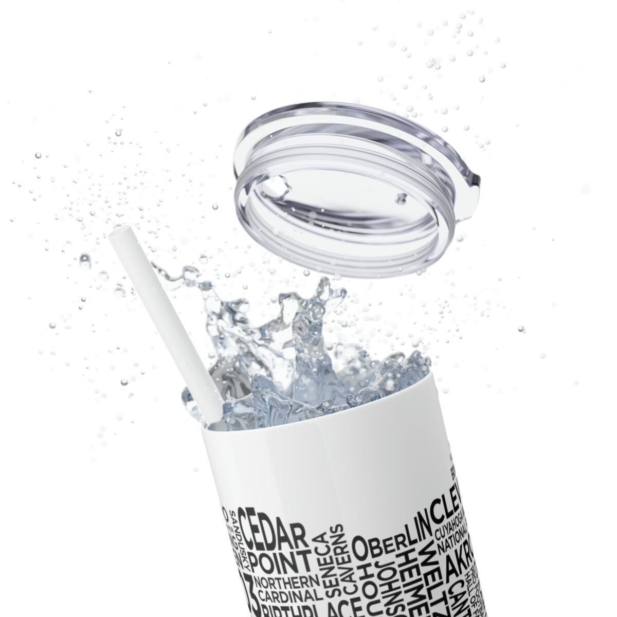 Ohio Spirit - 20oz Stainless Steel Iced Coffee Tumbler with Straw | Insulated Travel Cup, Hot & Cold Beverages - AboveAverageCoffee.com (State & Local Pride Collection) - Image 8