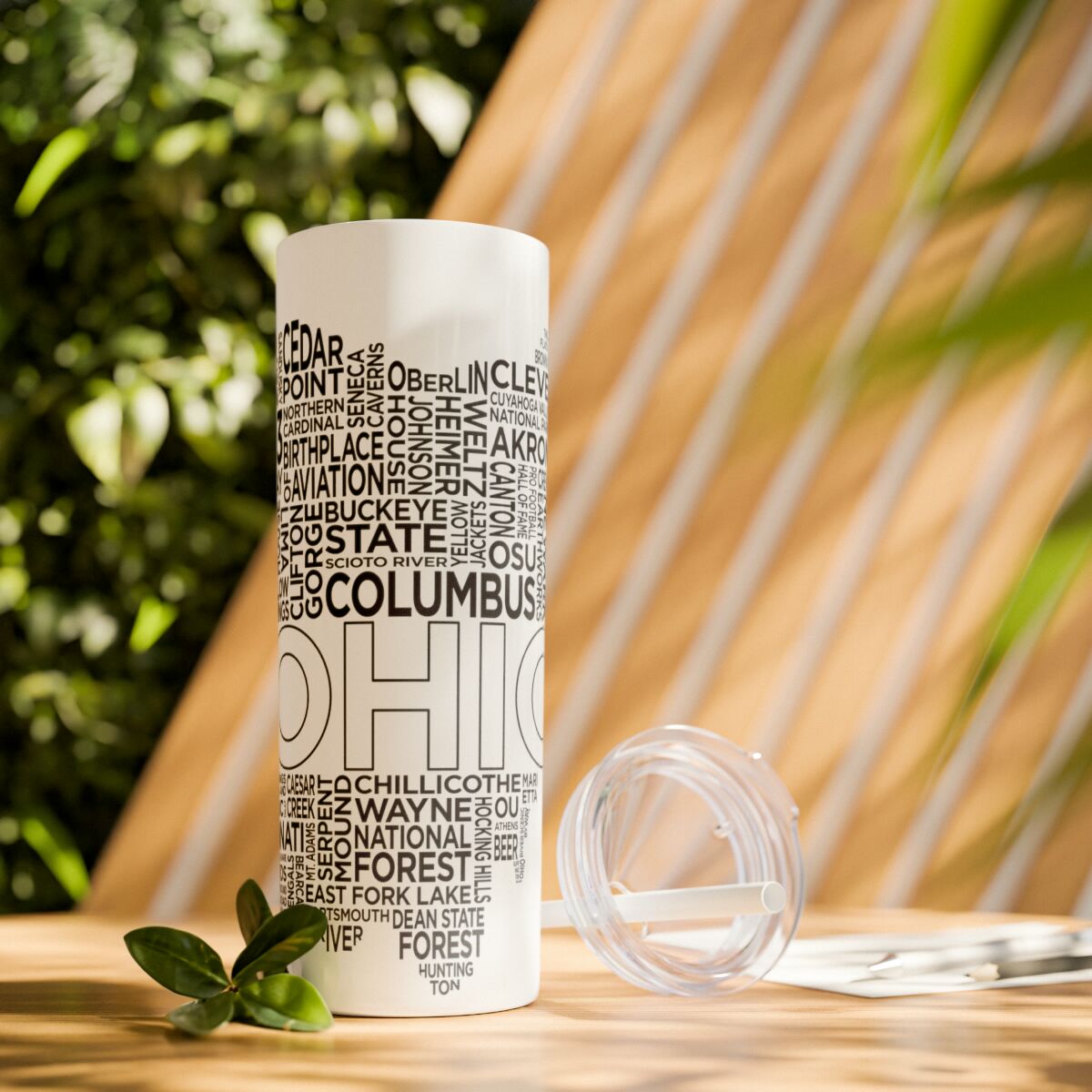 Ohio Spirit - 20oz Stainless Steel Iced Coffee Tumbler with Straw | Insulated Travel Cup, Hot & Cold Beverages - AboveAverageCoffee.com (State & Local Pride Collection) - Image 9