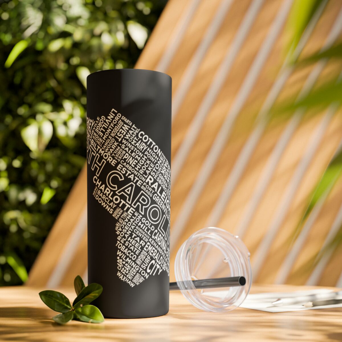 Carolina Blue Skies - 20oz Stainless Steel Iced Coffee Tumbler with Straw | Insulated Travel Cup, Hot & Cold Beverages - AboveAverageCoffee.com (State & Local Pride Collection) - Image 126