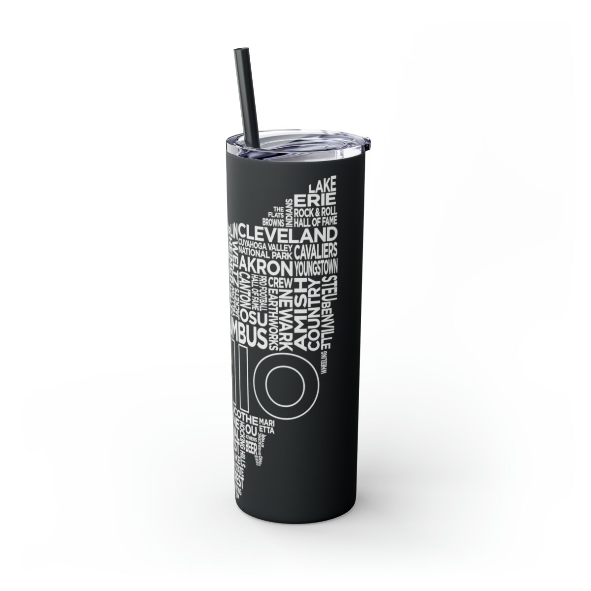 Ohio Spirit - 20oz Stainless Steel Iced Coffee Tumbler with Straw | Insulated Travel Cup, Hot & Cold Beverages - AboveAverageCoffee.com (State & Local Pride Collection) - Image 122
