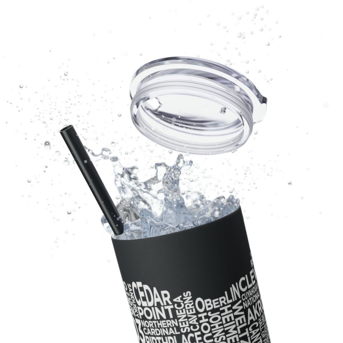 Ohio Spirit - 20oz Stainless Steel Iced Coffee Tumbler with Straw | Insulated Travel Cup, Hot & Cold Beverages - AboveAverageCoffee.com (State & Local Pride Collection) - Image 125