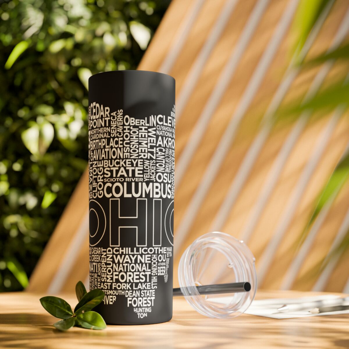 Ohio Spirit - 20oz Stainless Steel Iced Coffee Tumbler with Straw | Insulated Travel Cup, Hot & Cold Beverages - AboveAverageCoffee.com (State & Local Pride Collection) - Image 126