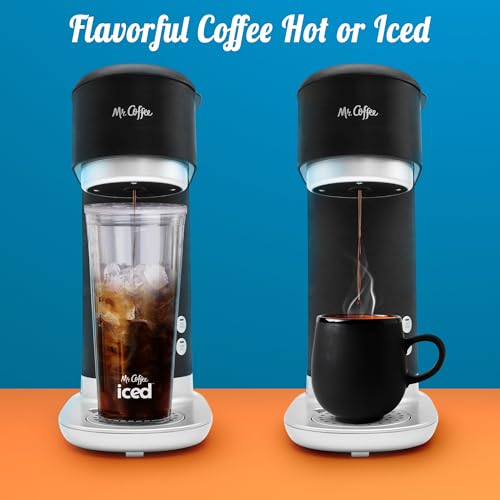 Mr. Coffee Iced Coffee Maker, Single Serve Hot and Cold Coffee Maker with 22 ounce Reusable Tumbler, Filter and Wholesalehome Cloth - Image 3